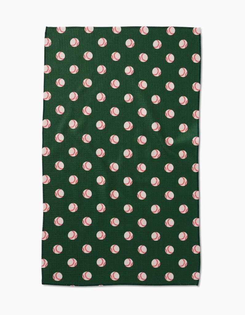 Play Ball Geometry Tea Towel