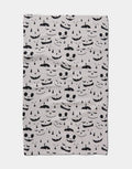 Jack O Lantern Cream Geometry Tea Towel