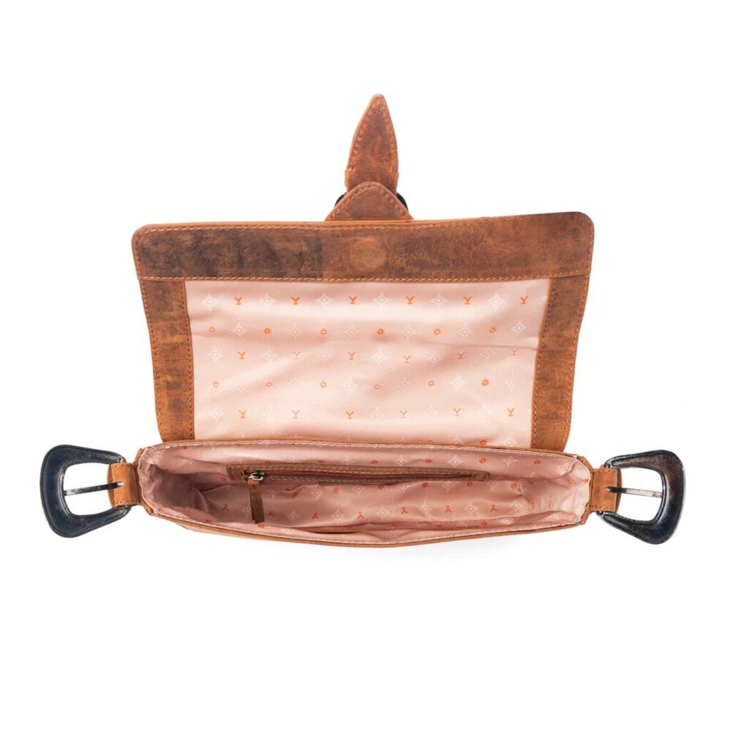 Yellowstone Amber Paradise Myra Handbag with Rivets S-13314