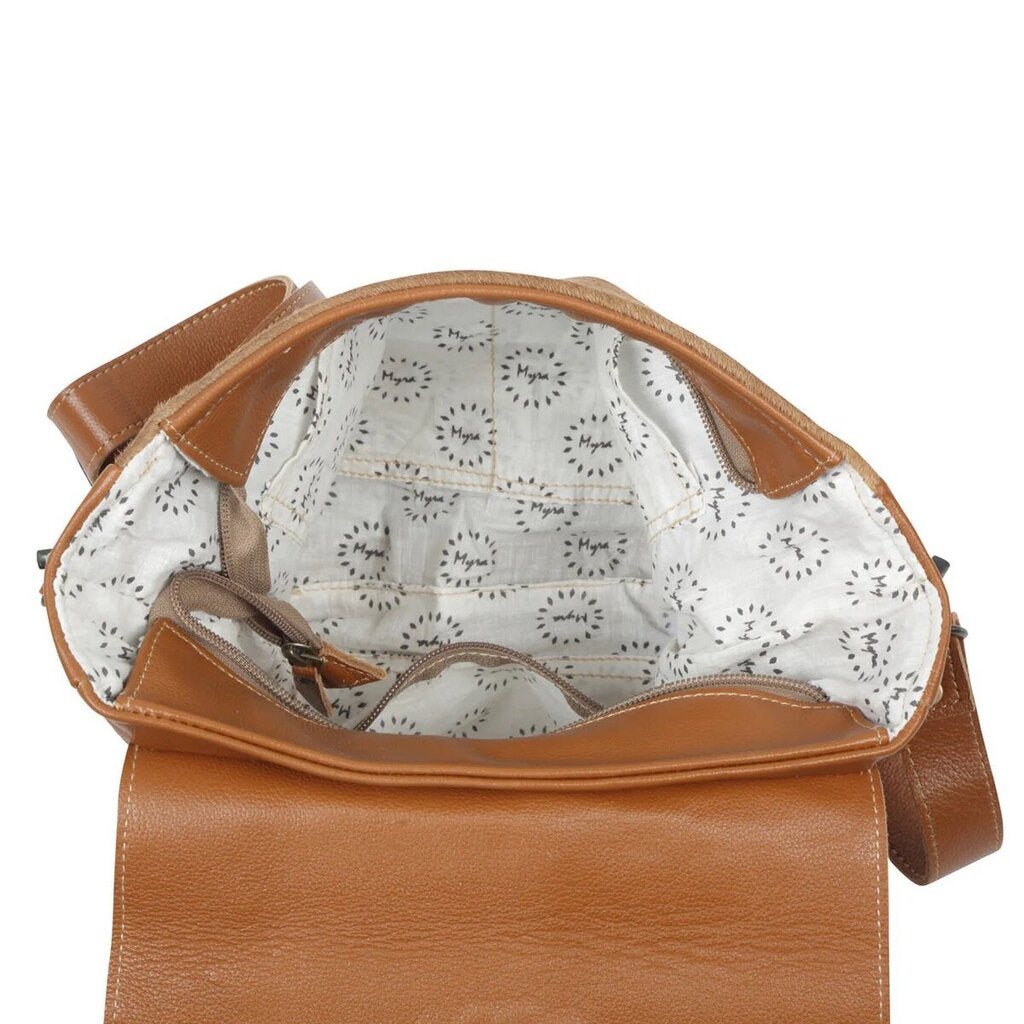 Vintage Hues Leather & Hairon Myra Bag S-4397