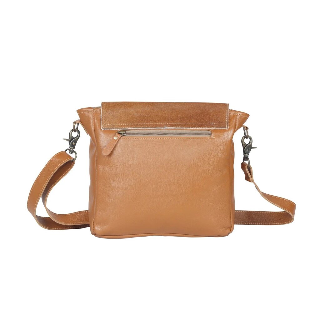 Vintage Hues Leather & Hairon Myra Bag S-4397
