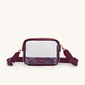 Mira & Moss Cleo Clear Myra Bag Plum MM-00093