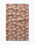 Falling Acorns Geometry Tea Towel