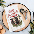Mooey Christmas Cows Farm Tea Towel TT-4956