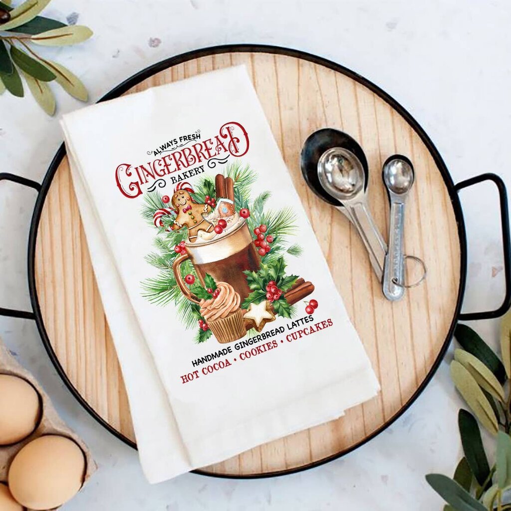 Gingerbread Latte Tea Towel TT-4858