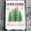 Christmas Tree Farm Fresh Flour Sack Tea Towel TT-4748