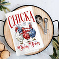 Patriotic Chicka Boom Boom Flour Sack Tea Towel TT-5117