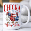 Patriotic Chicka Boom Boom 15 oz MUG-5117