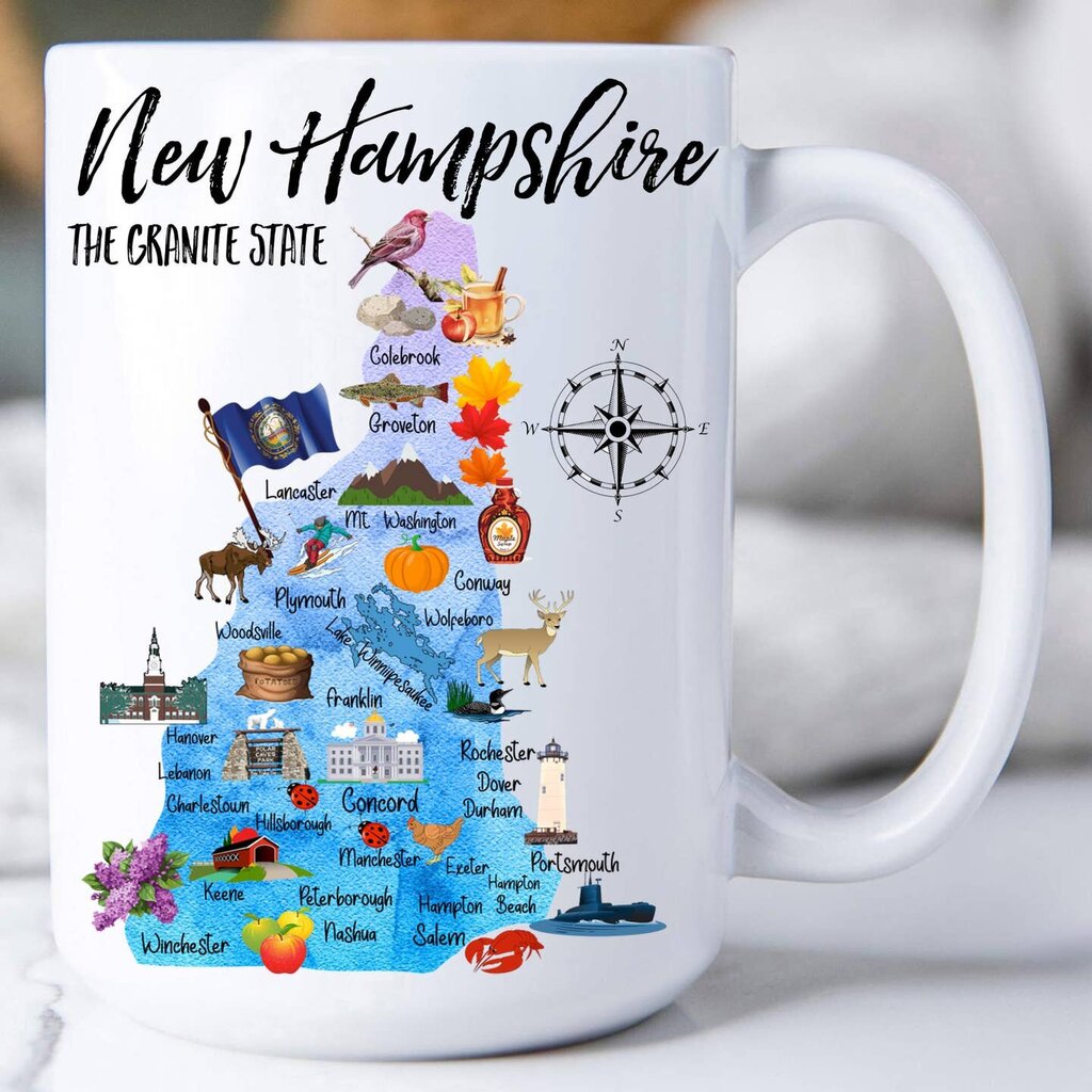 New Hampshire State 15 oz MUG-2763