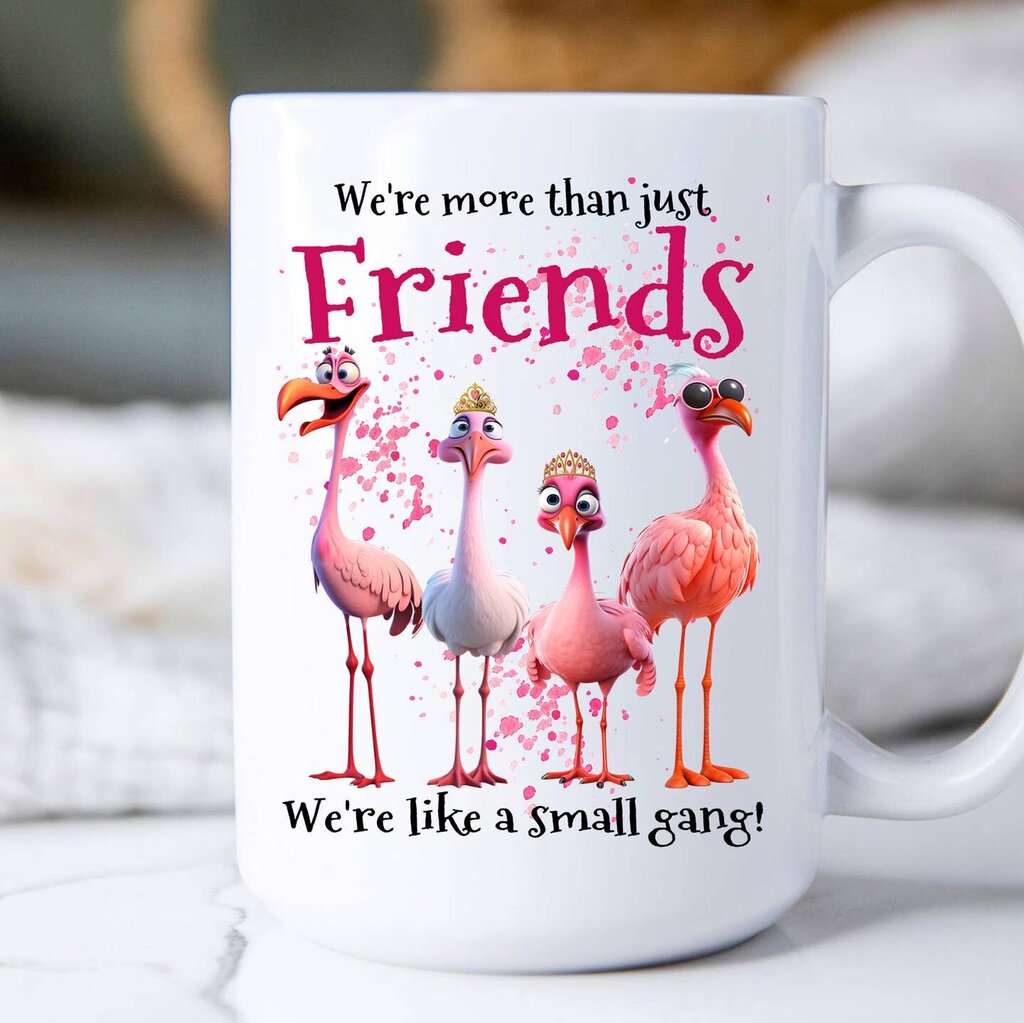 Flamingo Friends Small Gang 15 oz MUG-1595