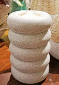 Flameless Spiral Rock LED Water Fountain Candle W/ Remote LC3246 STONE