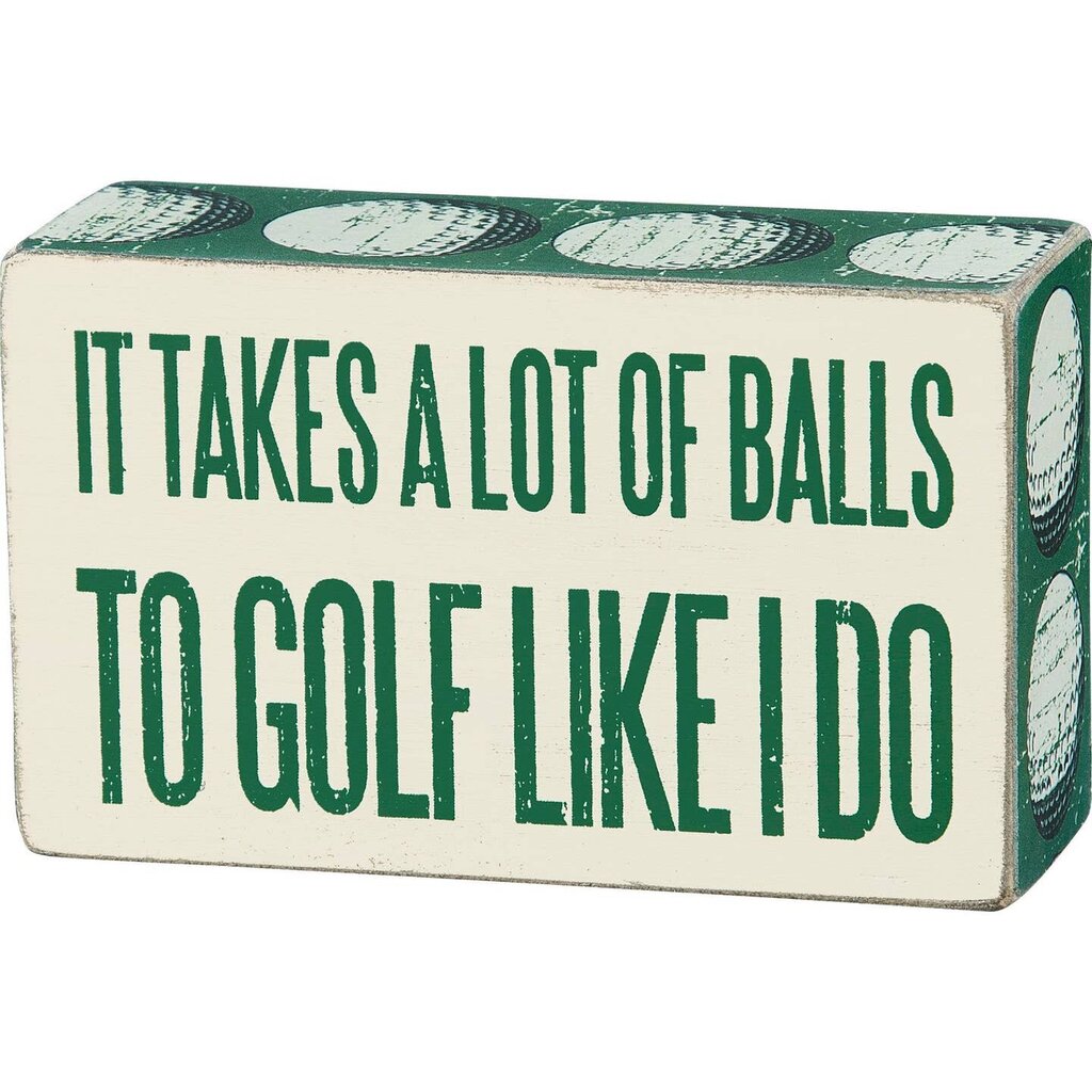 Lot Of Balls Sign 24689
