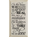 In this house Sign 9X18 IVORY 4823