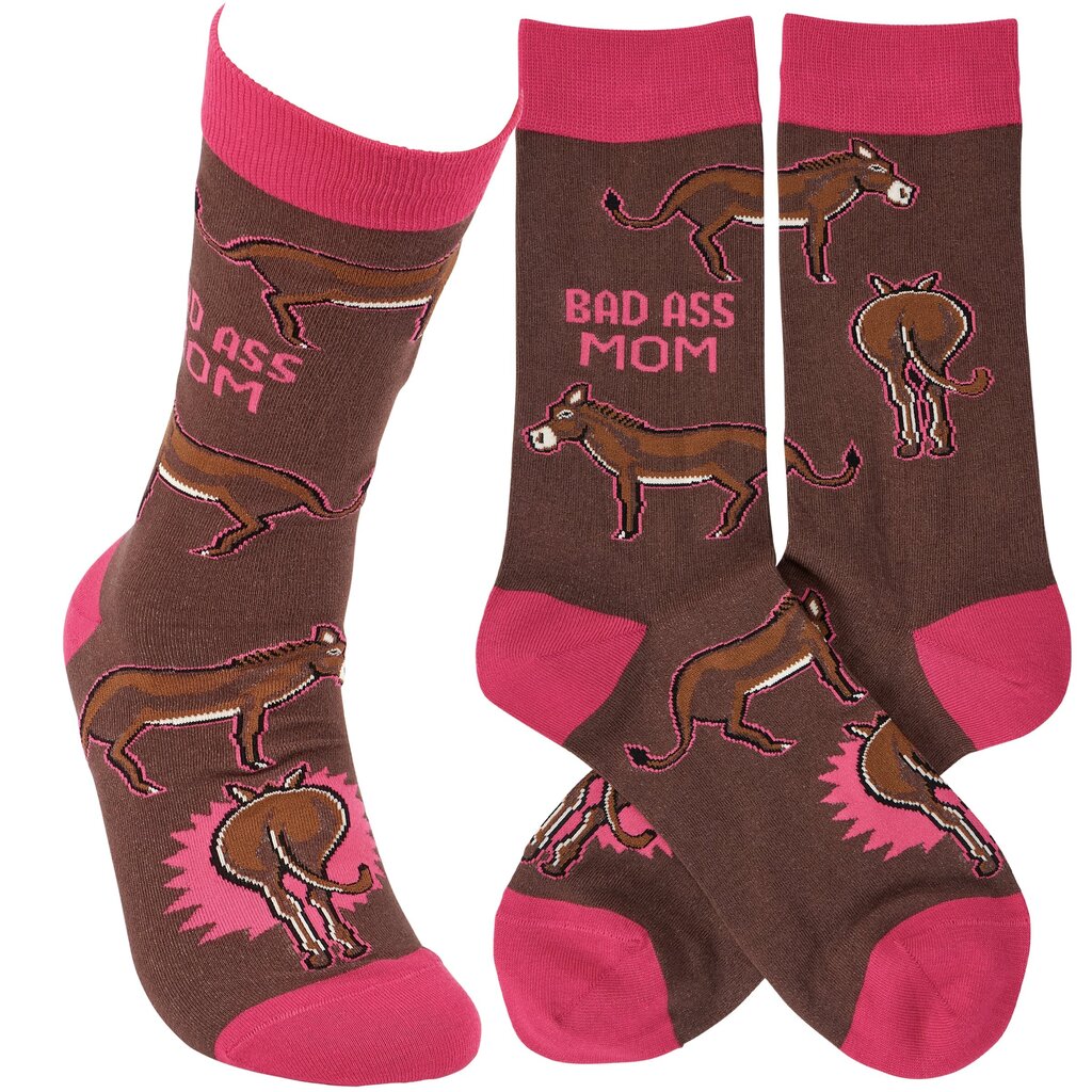 Bad A$ Mom Socks 119666