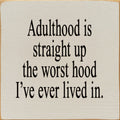 Adulthood Sign 7X7 IVORY t7013