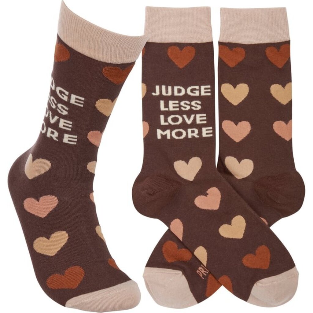 Judge Less Love More Socks 115516