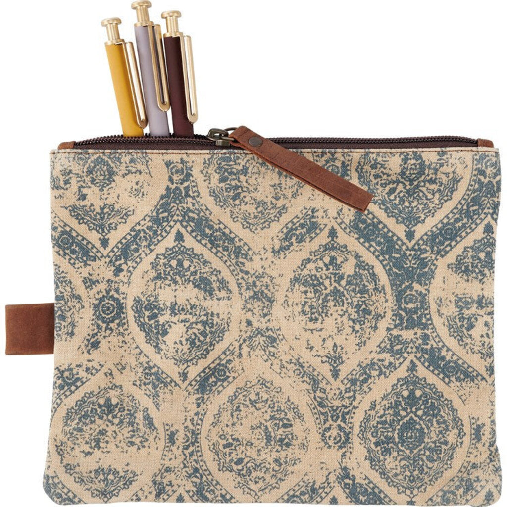 Indigo Zipper Pouch 115716