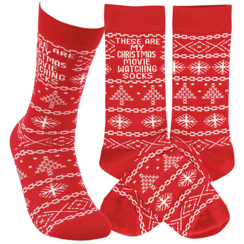 These Are My Christmas Movie Socks 120699