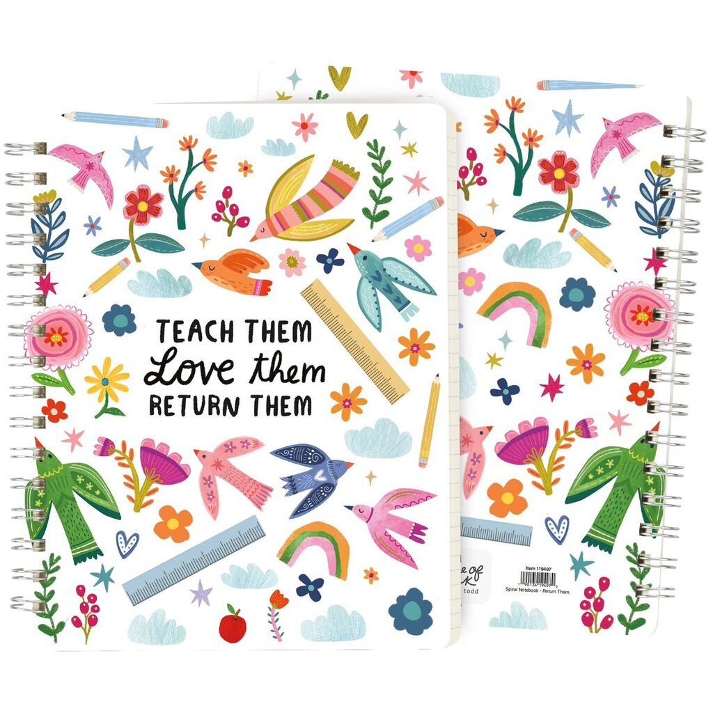 Return Them Spiral Notebook 119497