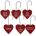 Red Wood Valentines Ornament 117077 PBK