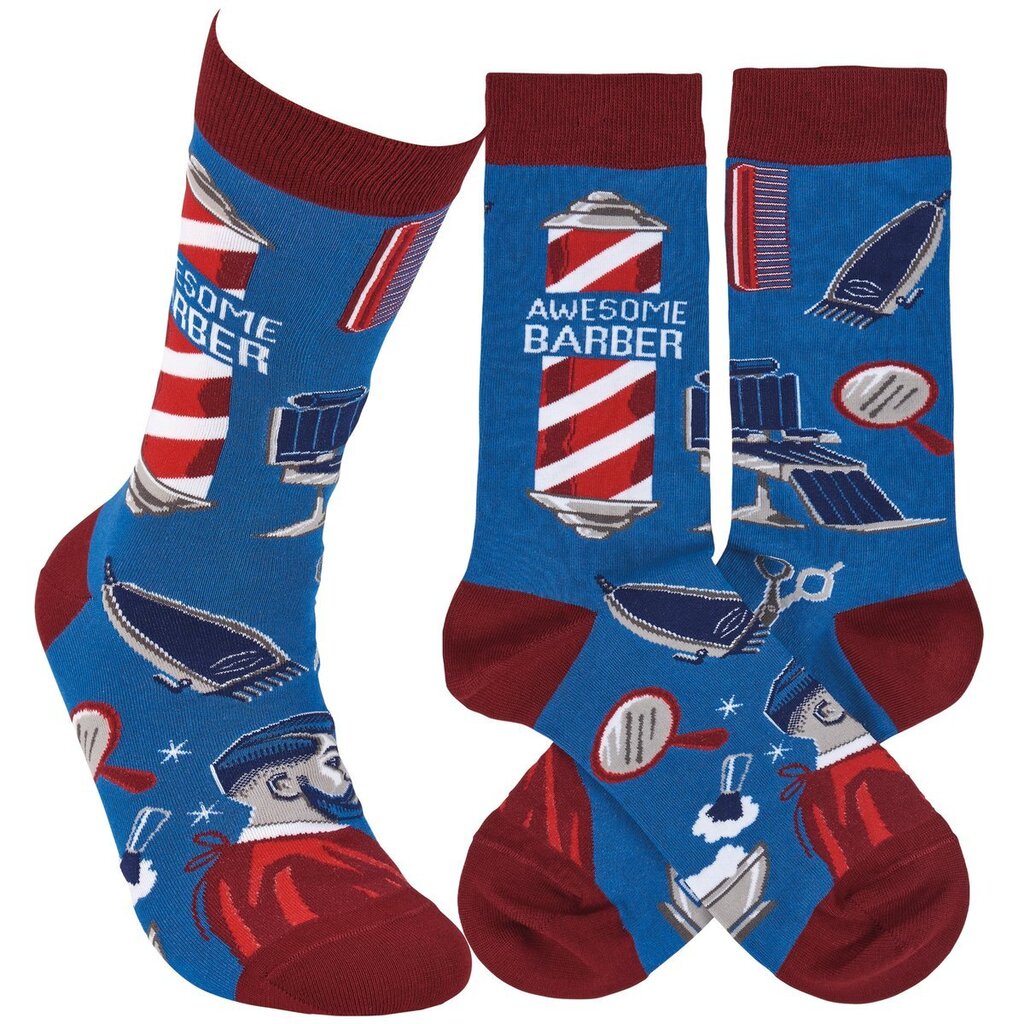 Awesome Barber Socks 117775