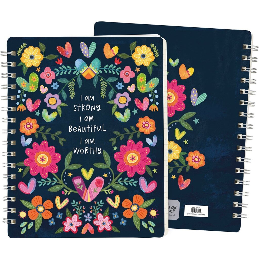 I Am Strong Spiral Notebook 117334