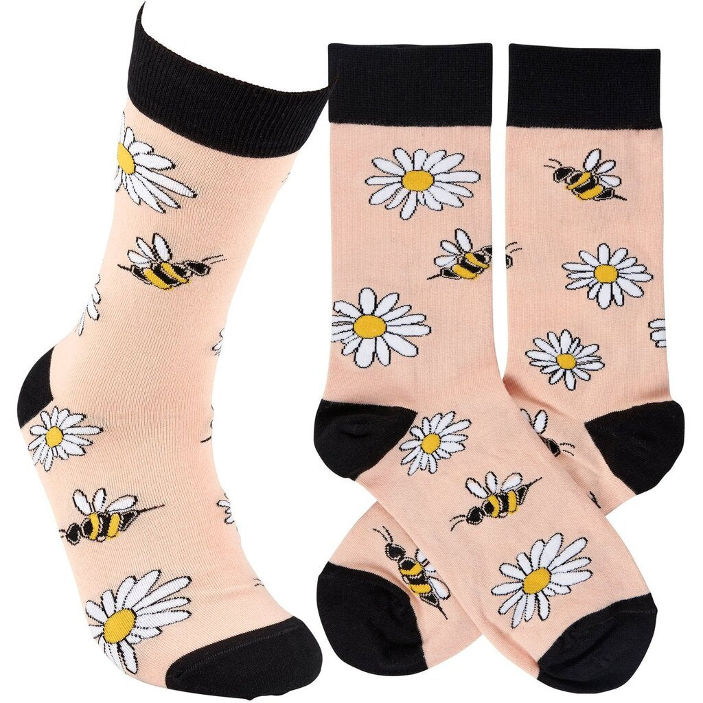 Bees & Daisies Socks 117119