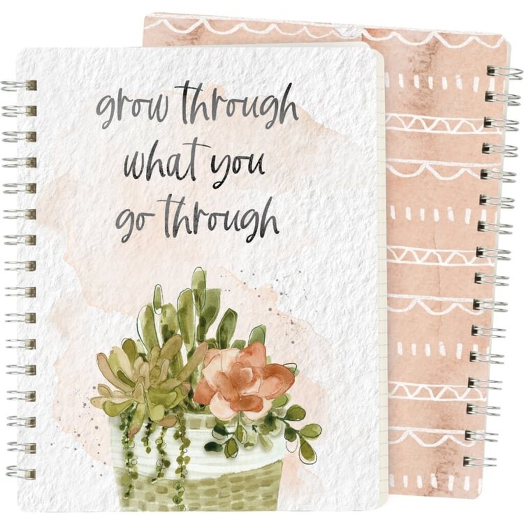 Grow Through Spiral Notebook 112413