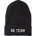 GO TEAM Black Beanie 114879
