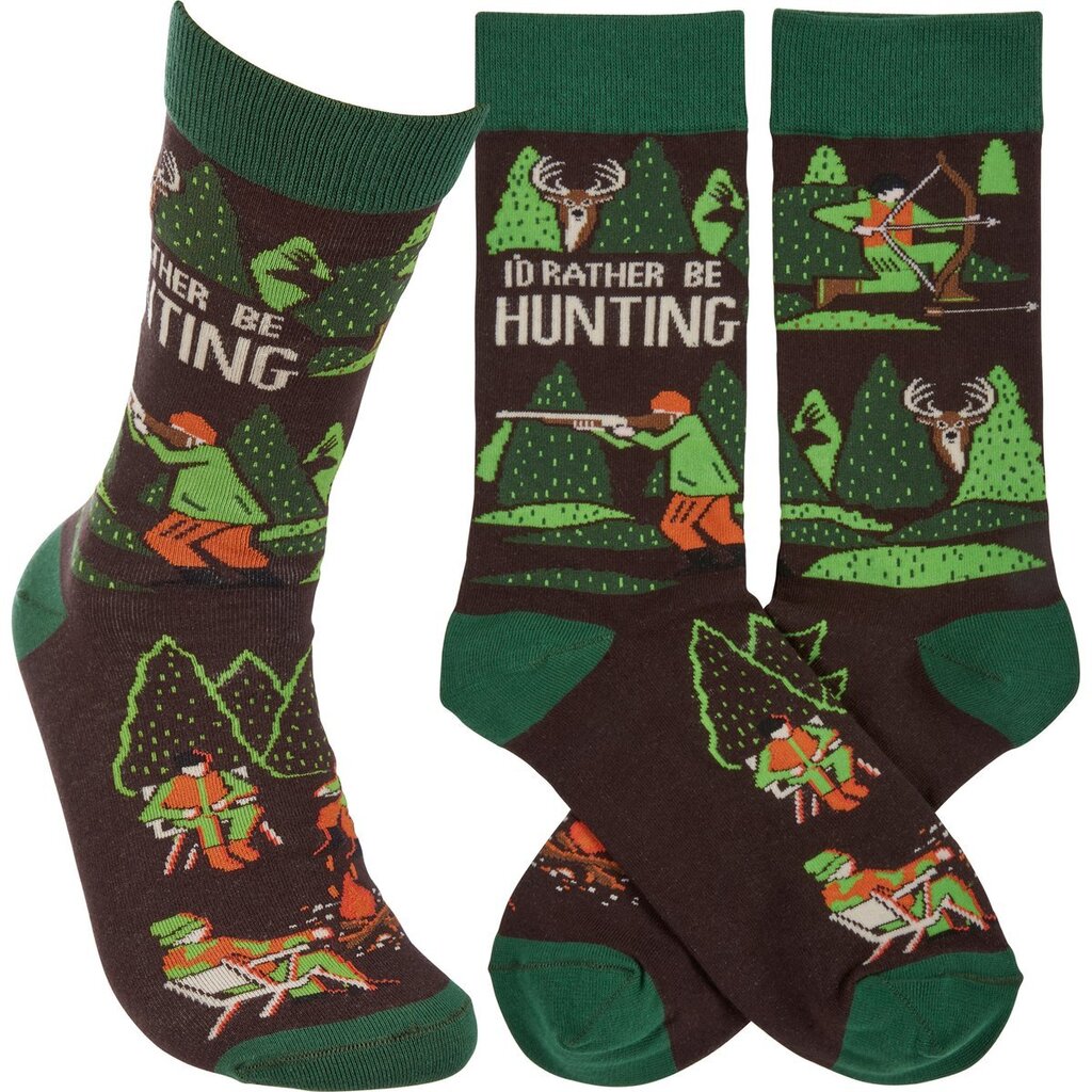 Rather Be Hunting Socks 115092