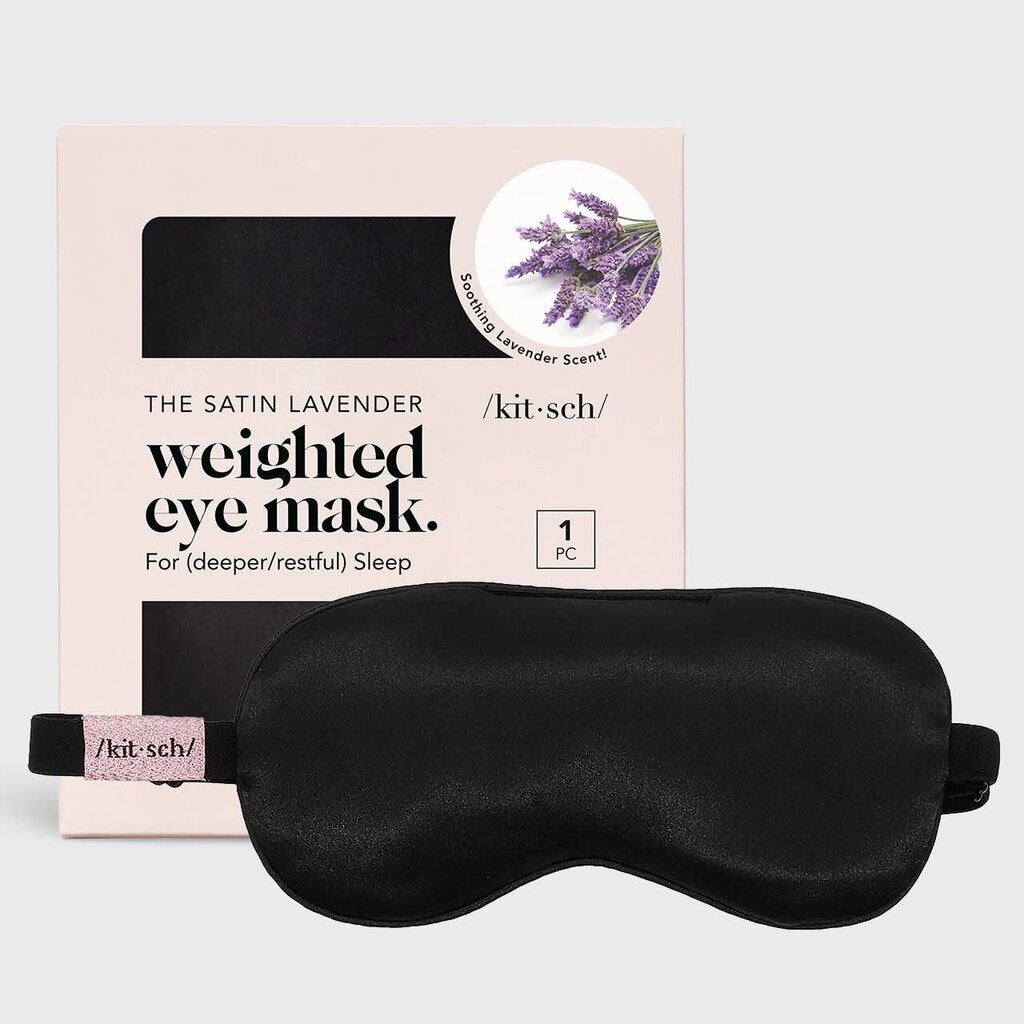 LAVENDER Weighted Satin Eye Mask 4864