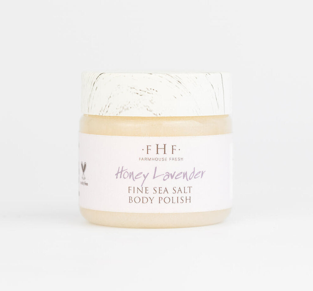 Honey Lavender Fine Sea Salt Body Polish 1 oz