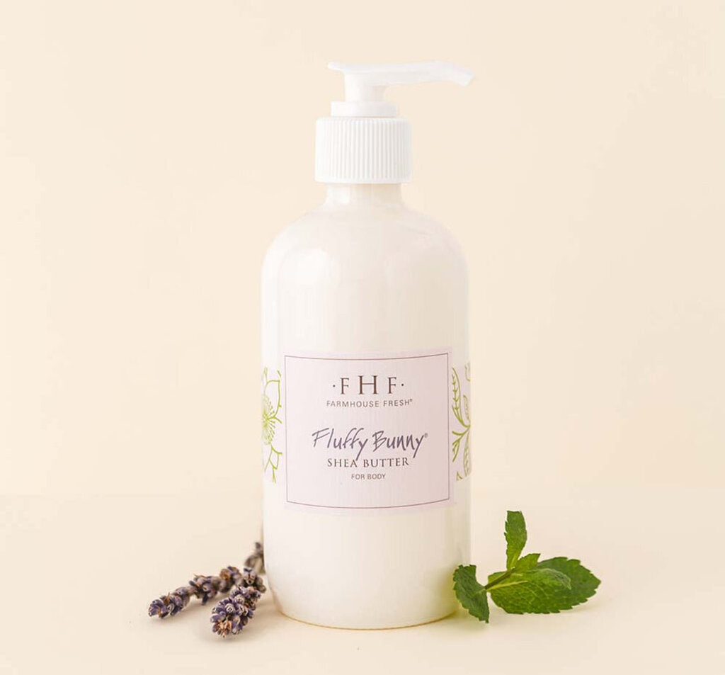 FLUFFY BUNNY Shea Butter Cream Pump 8 oz