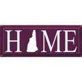 NH HOME Sign 7X18 ELDERBERRY 8116-STATE