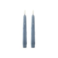 LIGHT BLUE Drip LED 8" Timer Taper Candle 19642A-BLLT