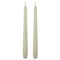 CREAM Drip LED 11.5" Timer Taper Candle 19642B-CR