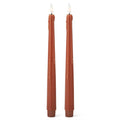 RUST Drip LED Taper Candle 11.5" 19642B-RU