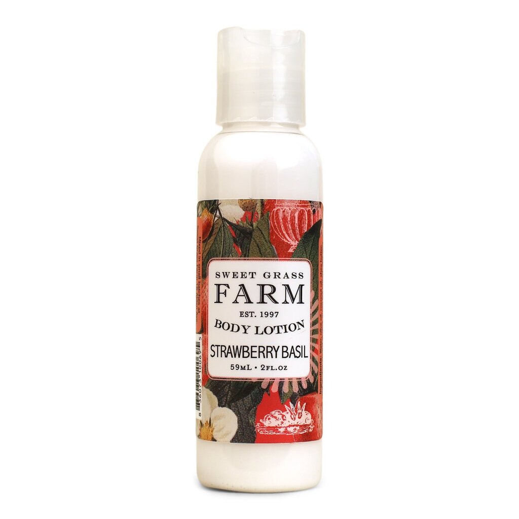 Strawberry Basil Meadow Mini Lotion 2 oz