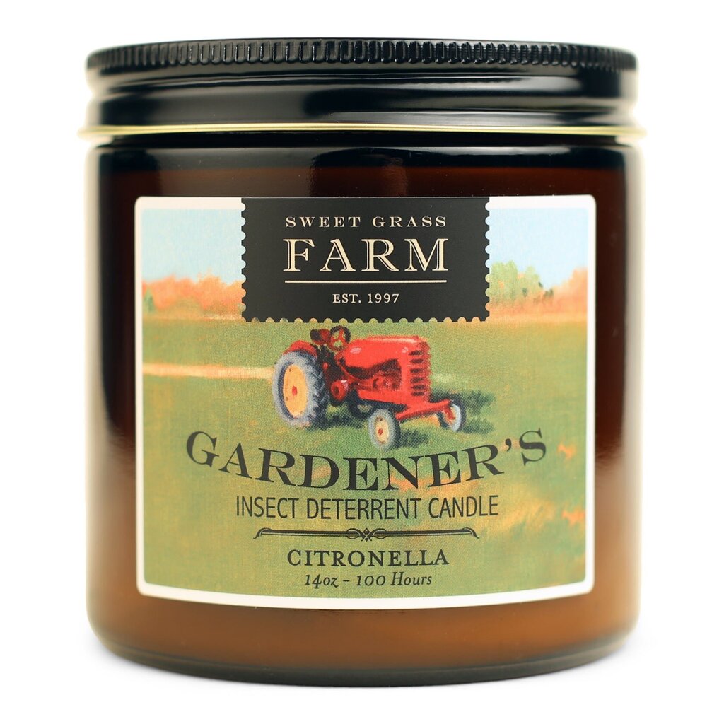 Gardener's Citronella Insect Deterrent Candle 14 oz