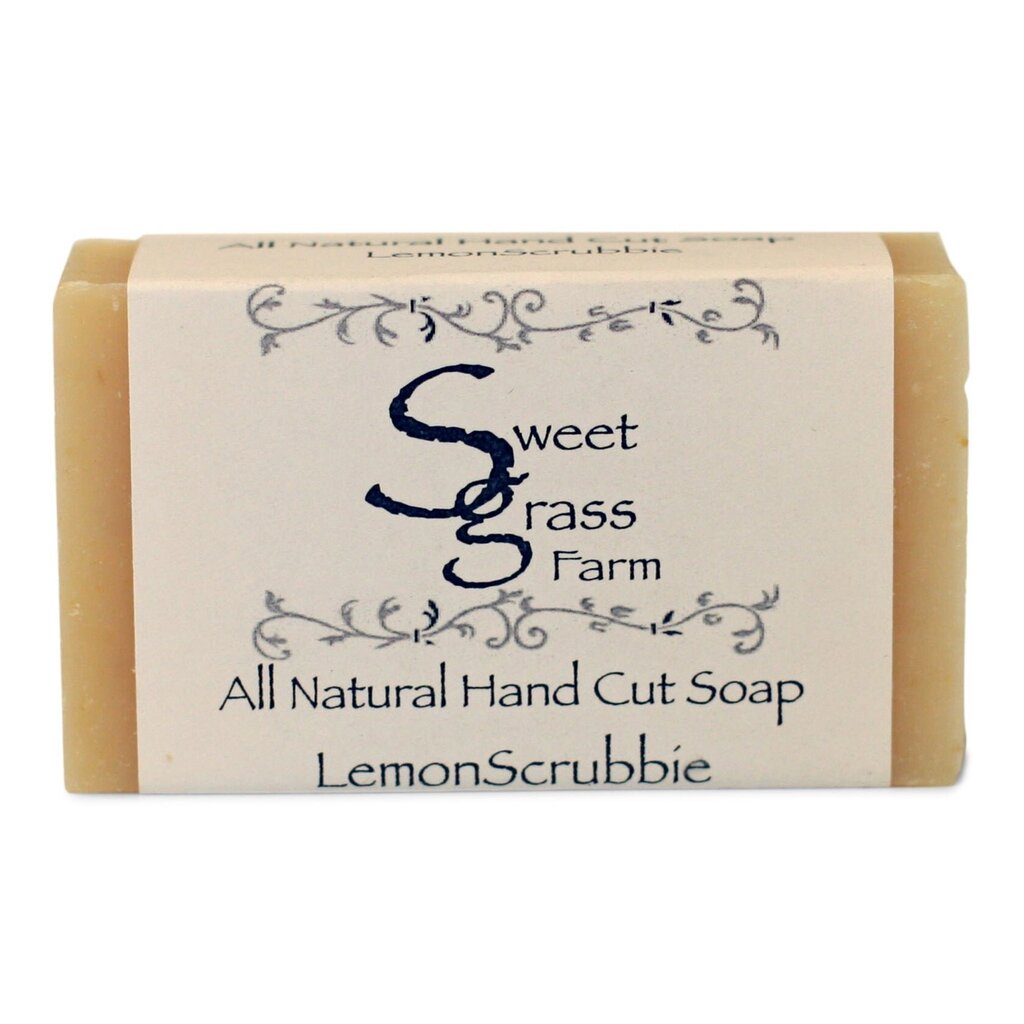 Lemon Scrubbie Hand Cut Soap 3.8 OZ