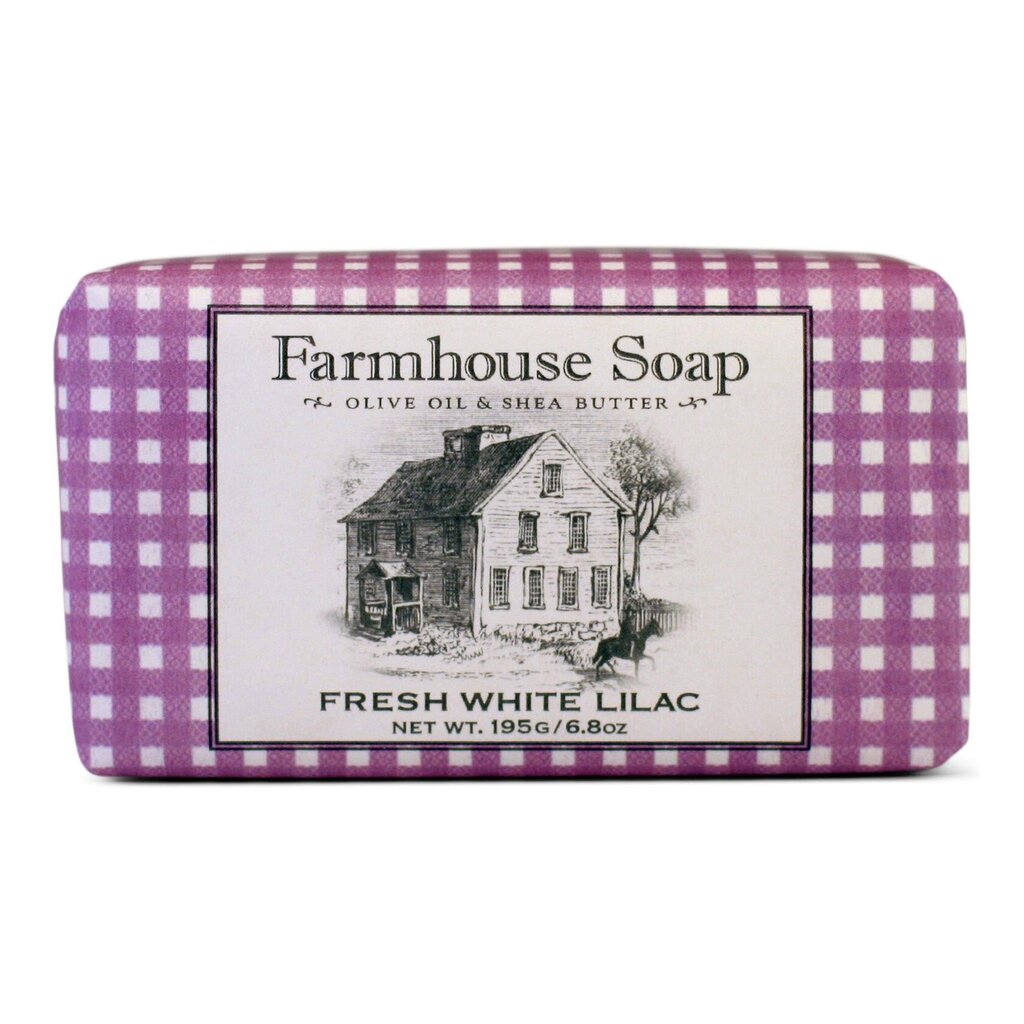 Fresh White Lilac Farmhouse Triple Milled Bar Soap 7 OZ