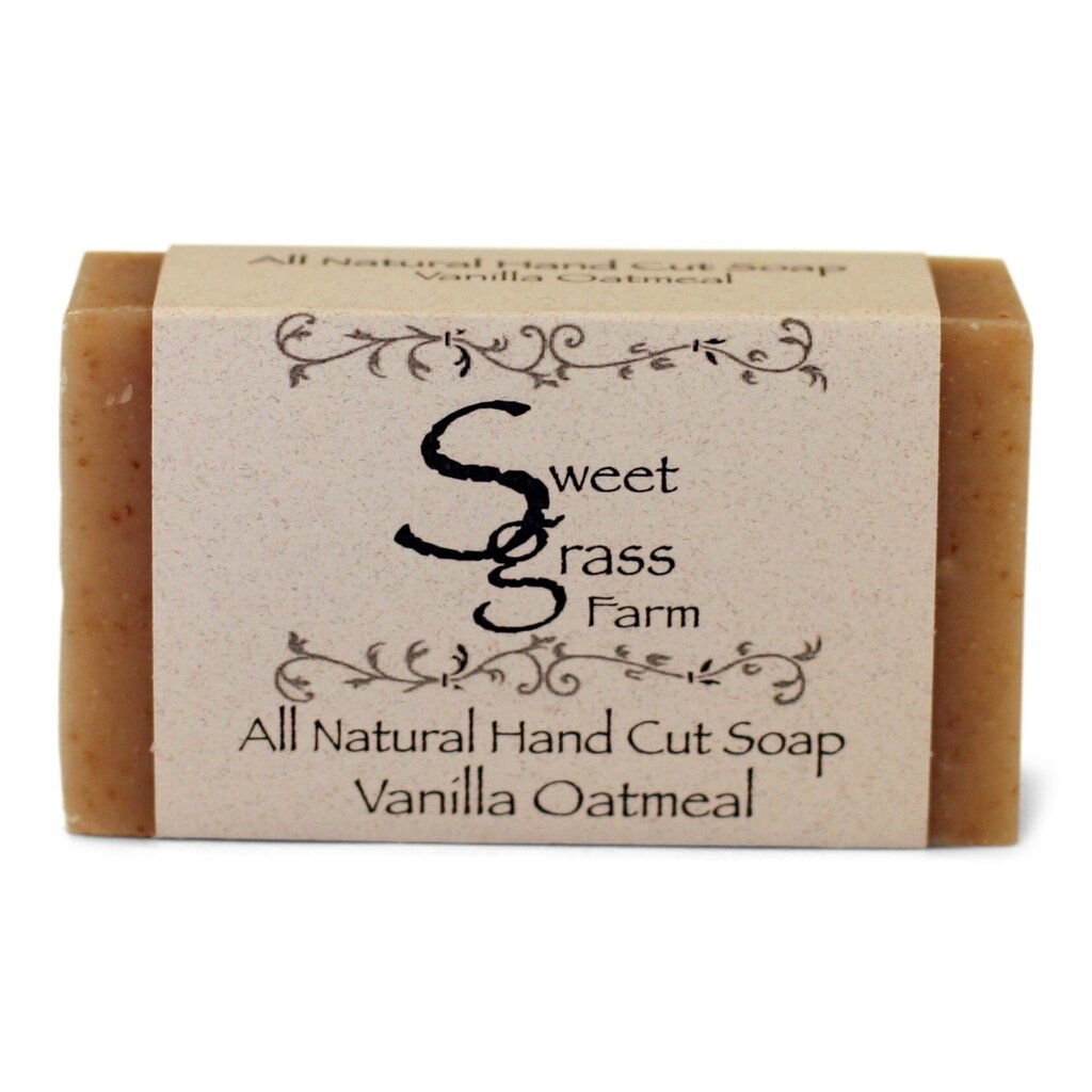 Vanilla Oatmeal Hand Cut Soap 3.8 OZ