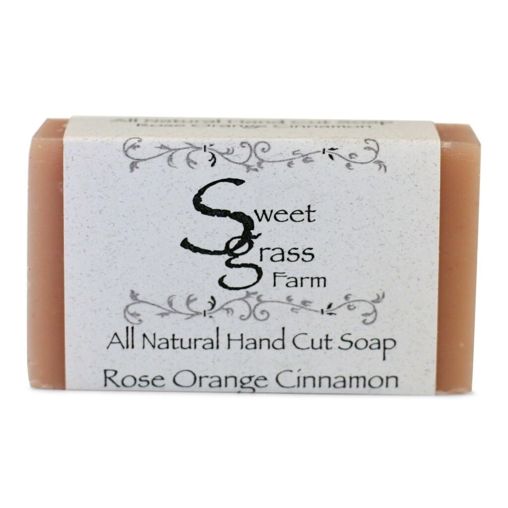 Rose Orange Cinnamon Hand Cut Soap 3.8 OZ