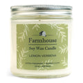 Lemon Verbena Farmhouse Soy Candle Large 14 oz