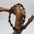 Handmade Irreg Tigers Eye Stone Chakra Bracelet