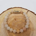 SISTER Handmade Natural Stone Beaded Bracelet PINK