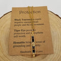 Natural Stone Wishing Bead Necklace PROTECTION