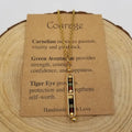 Natural Stone Wishing Bead Necklace COURAGE
