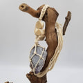 Handmade Natural Stone Hanging Pendant PURPLE