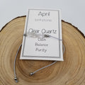 Handmade Birthday Stone Natural Stone Bracelet APRIL